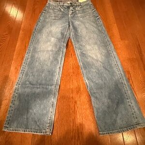 American Eagle Outfitters 90s wide leg Jeans Sz 0 short